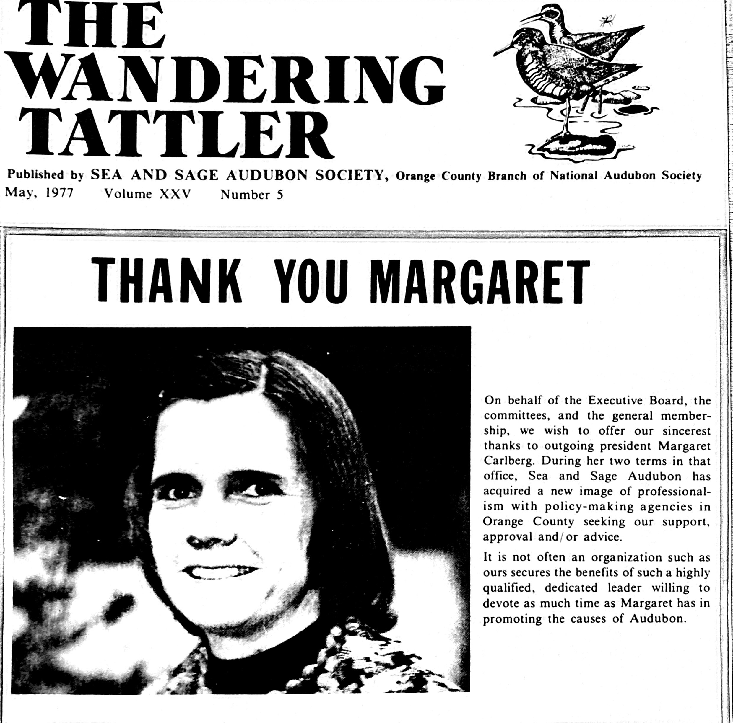 Margaret Carlberg 1977 Tattler
