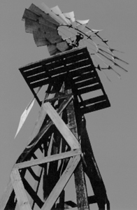 Old Windmill in Disrepair